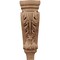 Ekena Millwork 5 1/8"W x 3 3/8"D x 15 1/2"H Medium Acanthus Pilaster Wood Corbel, Mahogany CORW05X03X16PAGM - alternate 4